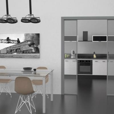 Porta Scorrevole Vetro Cucina